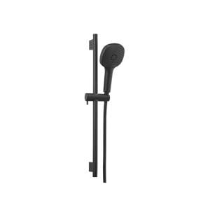 Auris Mode S sprchová súprava sprchová tyč ručná sprcha 3jet hadica čierna matná 157820224